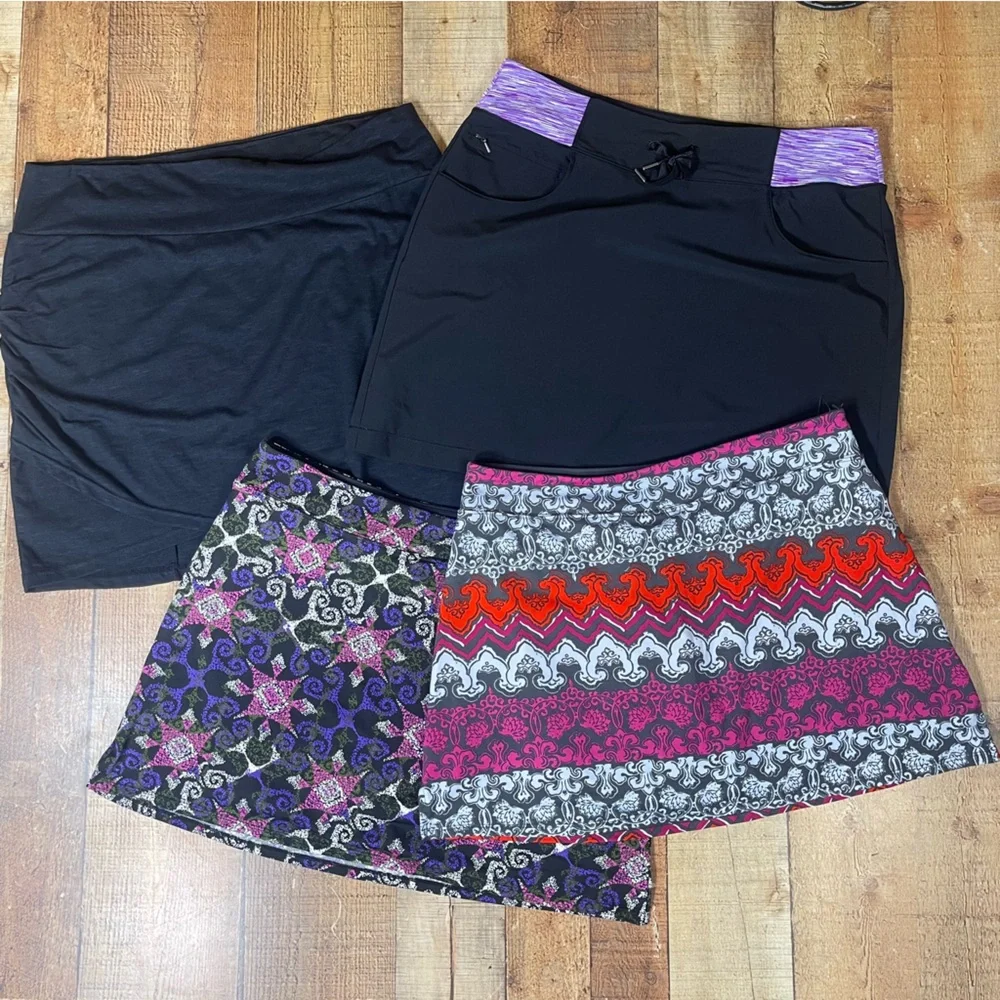 Tranquility by Colorado Columbia Tuff Athletics Large Skort Skirt Bundle Boho - Picture 1 of 14